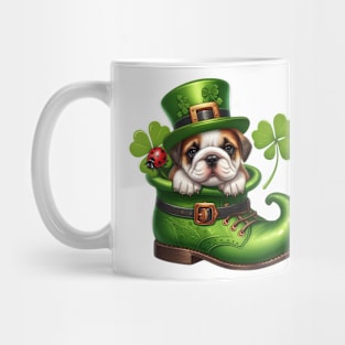 Bulldog Shoes For Patricks Day Mug